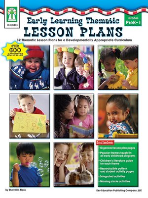 cover image of Early Learning Thematic Lesson Plans